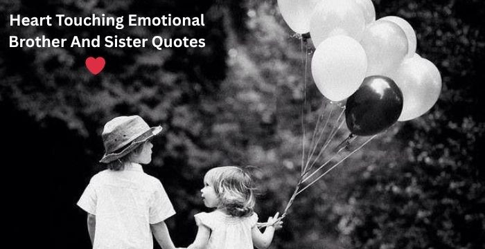 200+ Heart Touching Emotional Brother And Sister Quotes