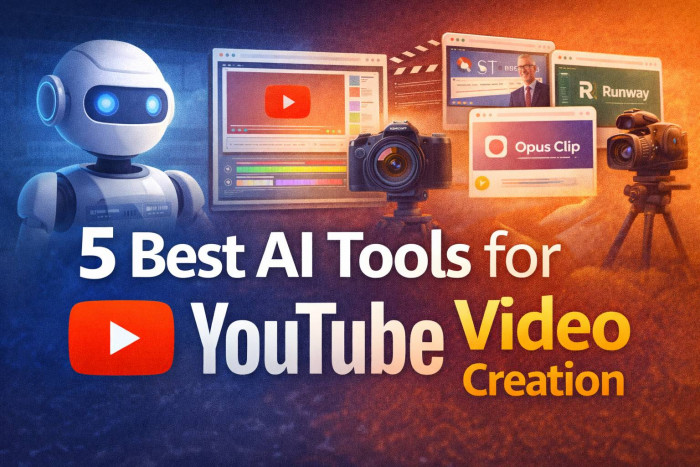 5 Best AI Tools for YouTube Video Creation