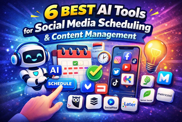 6 Best AI Tools for Social Media Scheduling and Content Management