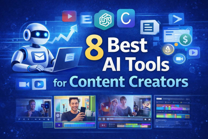 8 Best AI Tools for Content Creators to Save Time and Scale Faster