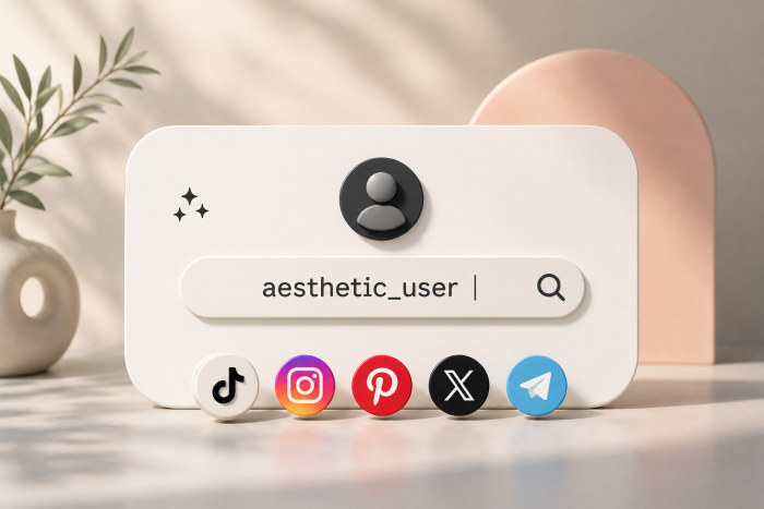 Aesthetic Username Ideas for Every Type of Social Media Account