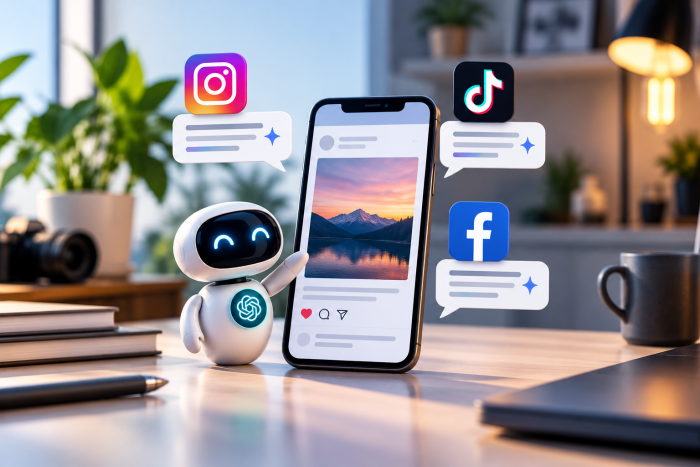 Best AI Caption Generators for Instagram, TikTok and Facebook