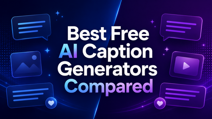 Best Free AI Caption Generators Compared