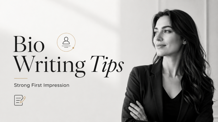 Bio Writing Tips to Make a Strong First Impression