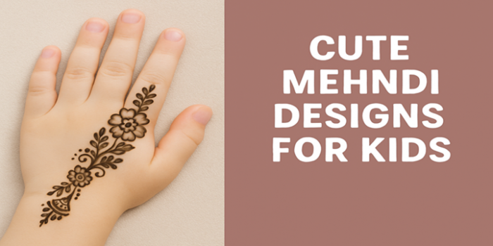 Cute Mehndi Designs for Kids