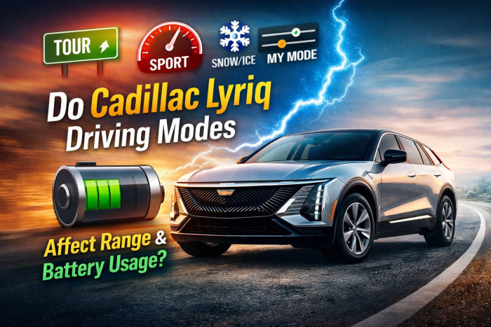 Do the Driving Modes in the Cadillac Lyriq Affect Range and Battery Usage?