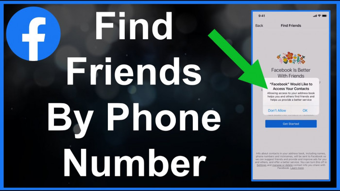 Finding People on Facebook Through Their Phone Numbers