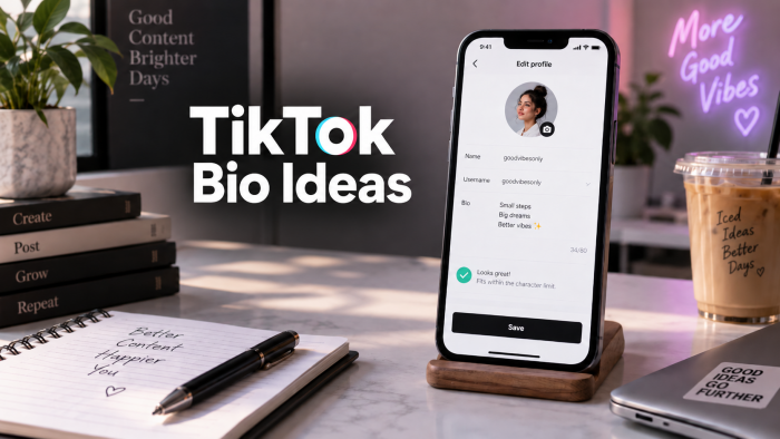 Funny, Aesthetic, and Professional TikTok Bio Examples That Actually Fit