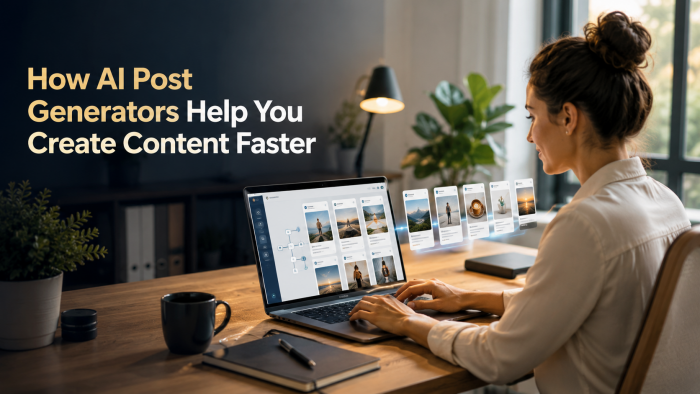 How AI Post Generators Help You Create Content Faster