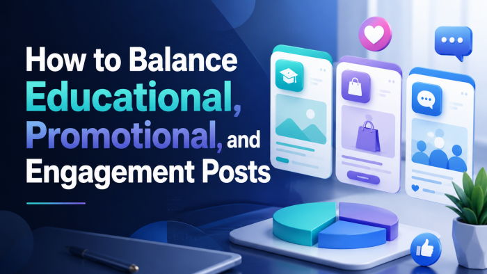 How to Balance Educational, Promotional, and Engagement Posts