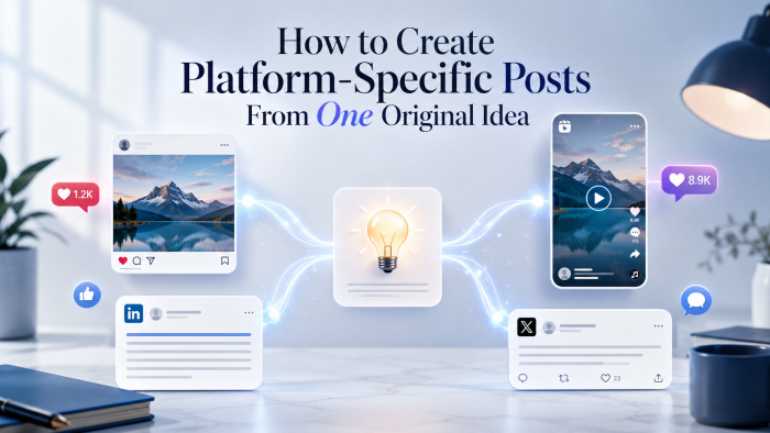 How to Create Platform-Specific Posts From One Original Idea
