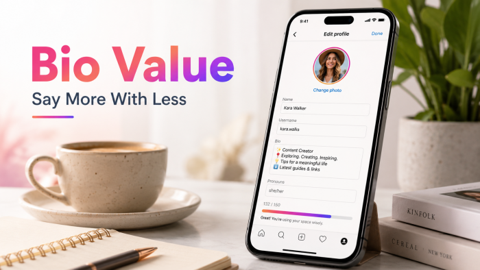 How to Fit More Value Into the Instagram Bio Character Limit