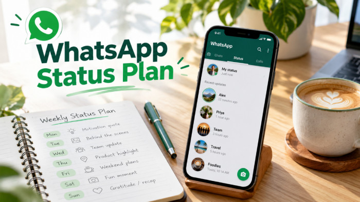 How to Plan a Week of WhatsApp Status Updates in One Sitting
