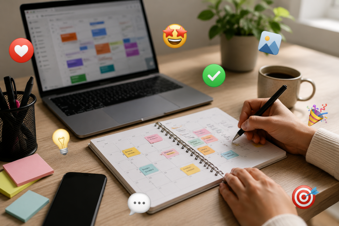 How to Stay Consistent on Social Media Using an AI Calendar