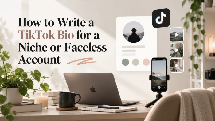 How to Write a TikTok Bio for a Niche or Faceless Account