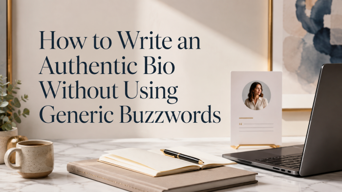 How to Write an Authentic Bio Without Using Generic Buzzwords