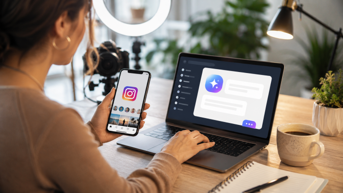 How to Write Instagram Captions Using AI