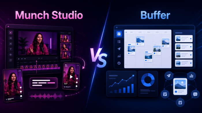 Munch Studio vs Buffer: Which Social Media Tool Wins in 2026?