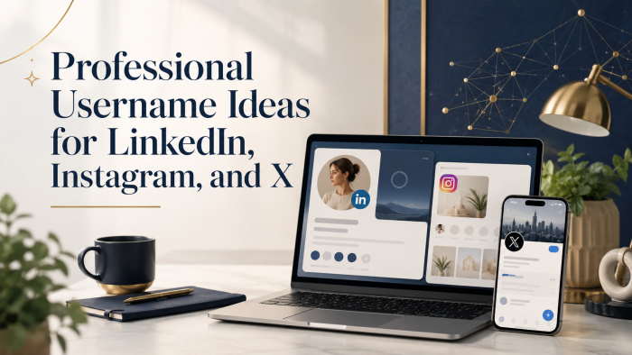 Professional Username Ideas for LinkedIn, Instagram, and X