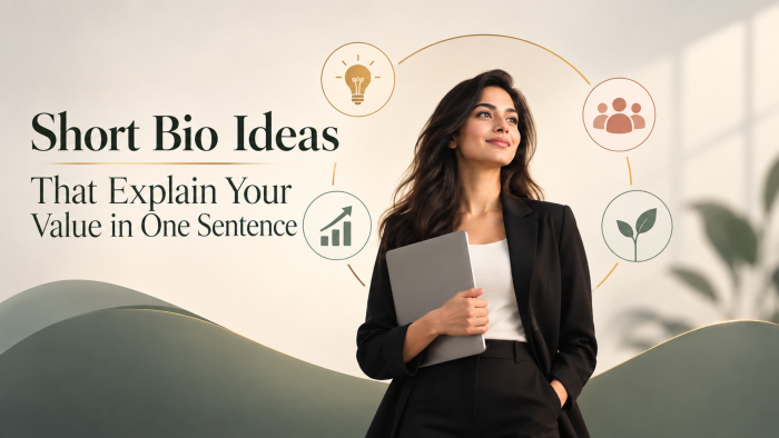 Short Bio Ideas That Explain Your Value in One Sentence