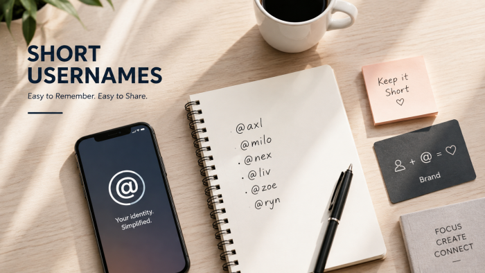 Short Username Ideas That Are Easy to Remember