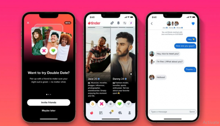 Tinder Bets on Friendship: Double Date Feature Aims to Make Swiping Social Again